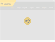 Tablet Screenshot of minifutbol-rakovski.com